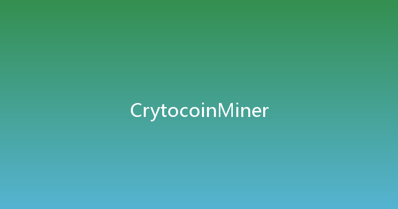 CrytocoinMiner 