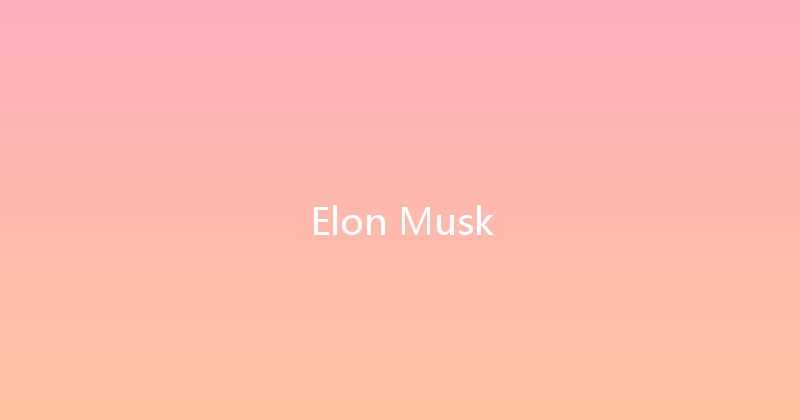 Elon Musk 