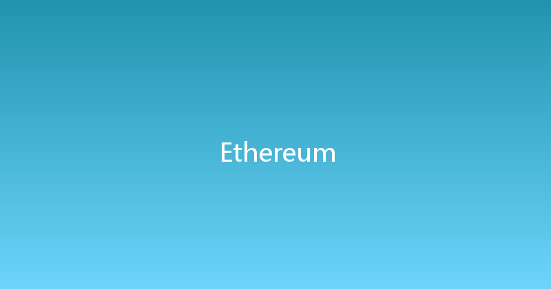 Ethereum 