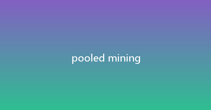 pooled mining 